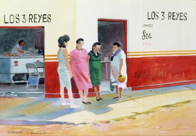 Conversation, Yucatan, Mexico by Robert Tyndall